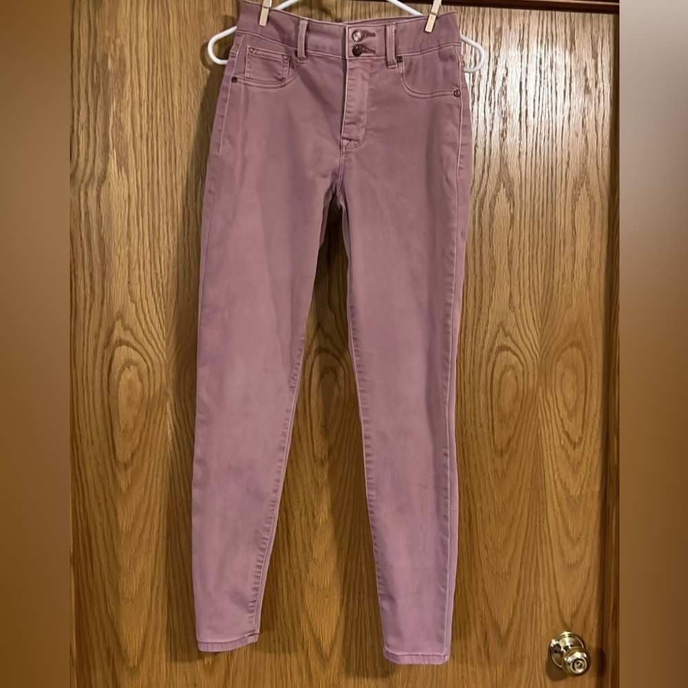 Maurices High Rise Denim Flex Jeggings Small